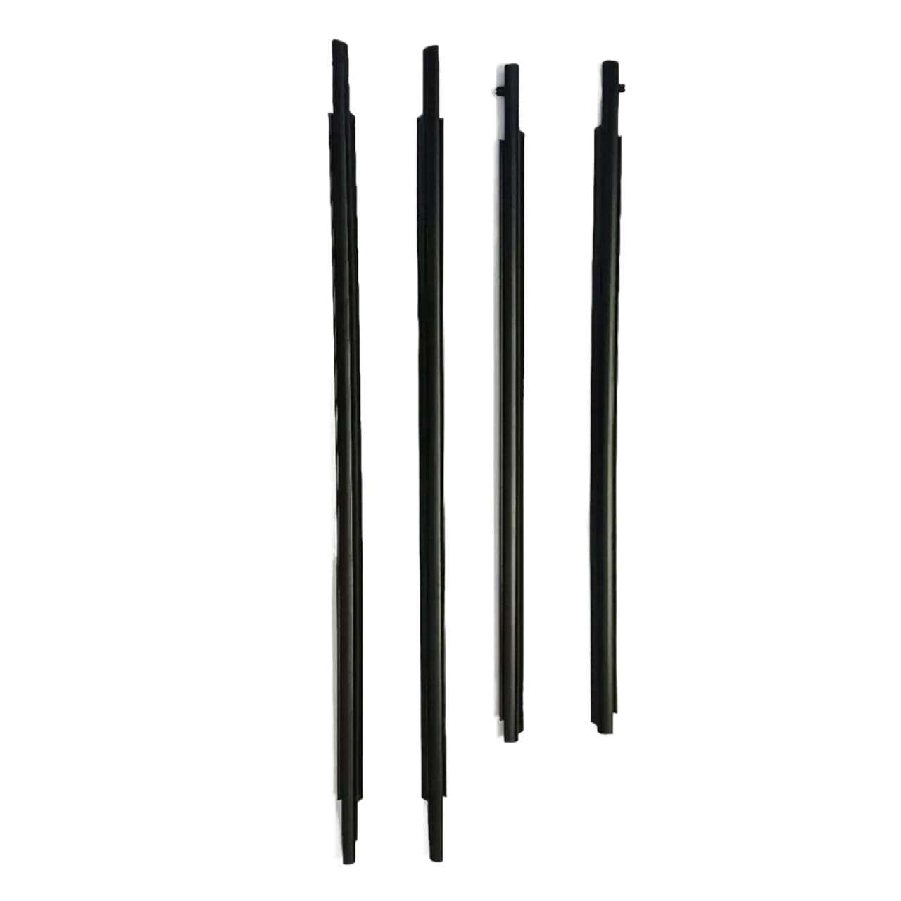 Sifusm One Color Rubber Seal 4Pcs Car Door Glass Sealed Strip Side Window Wheatherstrip For Toyota For Estima/For Previa 2.4/3.5 Acr50 Gsr50 Strip
