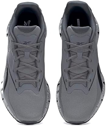 Reebok Unisex Zig Dynamica 4.0 Sneaker, Pure Grey/Black, 10.5 US Men | Image 4