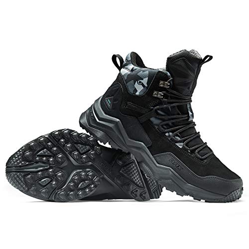 RAX Men's Wild Wolf Mid Venture Waterproof Lightweight Hiking Boots(9 US)