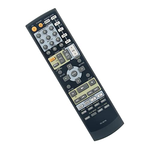 VINABTY RC-607M Control Remoto de Repuesto Apto para Onkyo AV Receptor RC607M Control Remoto TXSR503E TX-SR503 TX-SR503E TXSR503