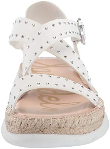 Sam Edelman Janette Sport Sandal, Bright White Leather, 8 M US | Image 1