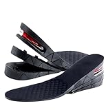 [pink muguet] シークレットインソール 中敷き 盛れる 6㎝ 身長アップ 3段階調整 メンズ レディース フリーサイズ インソール 衝撃吸収 抗菌 防臭 3段6cmUP シークレット中敷 エア付上