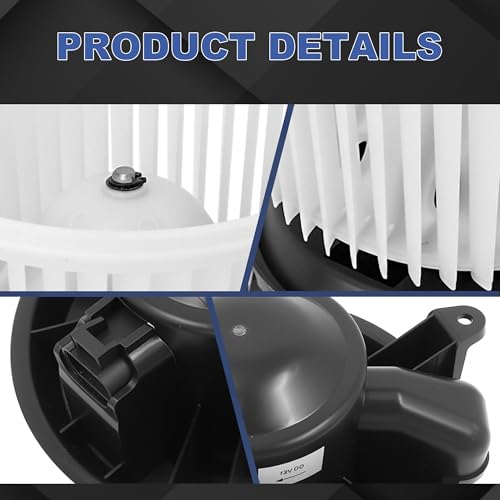 Image of PartsFlow 700174 HVAC Blower Motor with Fan Compatible With 2005-2015 Nissan Armada 5.6L 2004-2015 Titan 5.6L 2004-2010 Infiniti QX56 5.6L 27226ZH00A