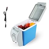 Wizvox Nevera PortáTil EléCtrica, 7.5l,Coche 12v,Bajo Ruido Refrigerador del Coche, con FuncióN De Enfriamiento Y CalefaccióN Neveras Baratas, Nevera De Coche para Viajar