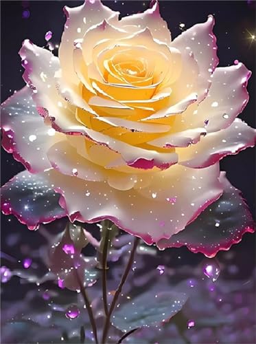 Peinture diamant DIY pour illuminer votre salon avec un magnifique tableau perle diamant