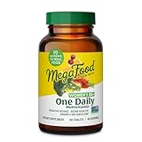 MegaFood, Women Over 55 One Daily, Supports Optimal Health and Wellbeing, Multivitamin and Mineral Dietary Supplement, Vegetarian, 60 tablets (60 servings)
