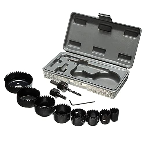 Juego de 11 brocas de sierra con punta de carburo para madera y metal miniatura 3