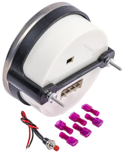 Image of Speedometer, Retro Style [5 in. Dia., 0-160 mph] | 0-160 mph, 5 in. Diameter, 270-degree Stepper Motor, Through Dial LED, Black Gauge Face
