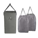 MCleanPin 210L Laundry Hamper with Washable Laundry Bags, Dirty Clothes Hamper Baby Nursery, Foldabl