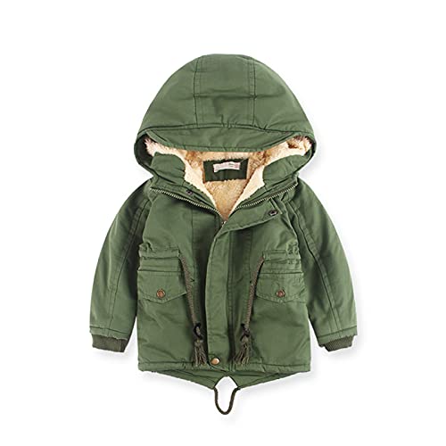 Poywuo Kinder Jungen Wintermantel Winterjacke Steppjacke Warme Verdickt Kinderjacke Winter Mantel Parka Übergangsjacke Cover
