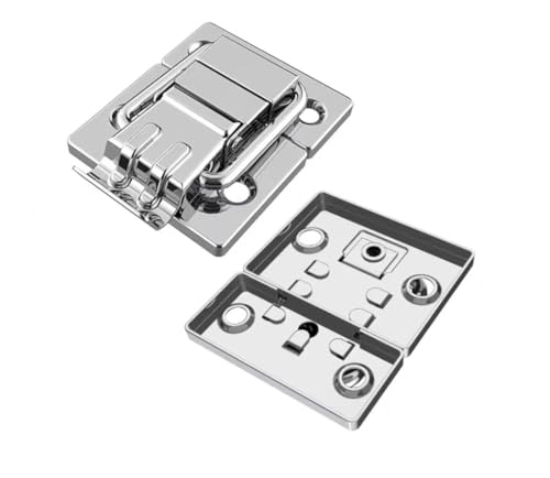 Fermoir de coffre de valise à tension stable pour caisse bois - 4