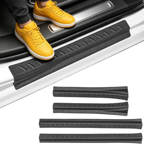 4PCS Door Sill Protectors Compatible with Dodge Ram 1500 2019-2026 by Zaqmru - Used condition - US$29.84