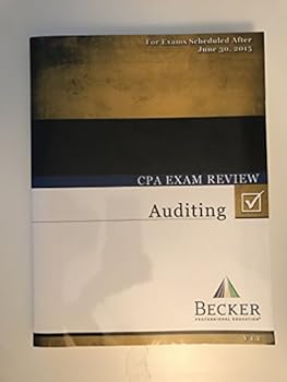 Unknown Binding 2015 Becker CPA Exam Review Auditing V 1.2 Book