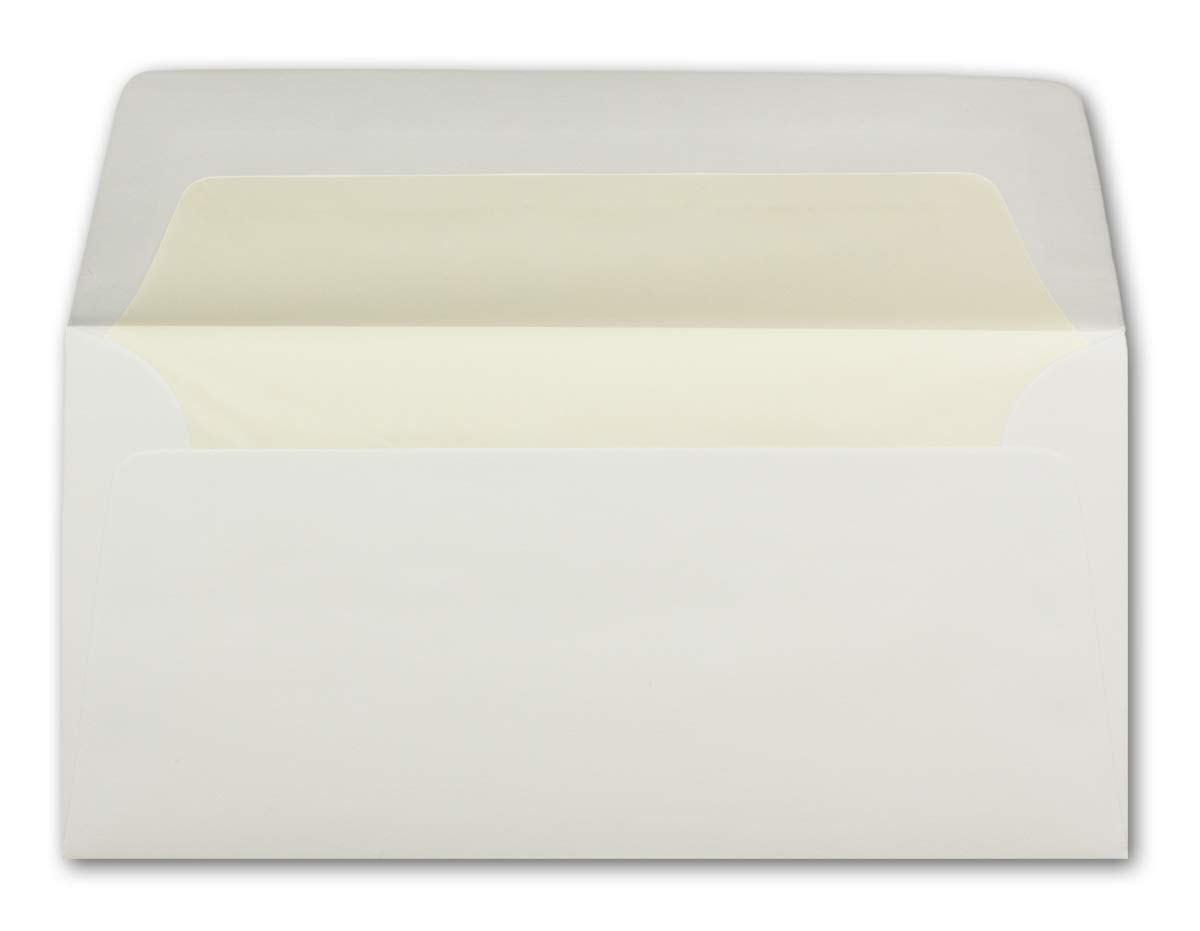 Neuser Paper Lot de 300 enveloppes blanches Format long avec doublure