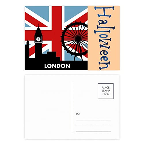 Cartes postales Union Jack London Eye Big Ben lot de 20 remerciements