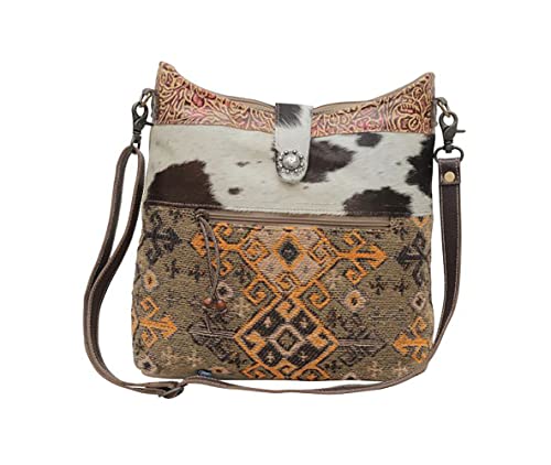 Myra Bag Western Leather Shoulder Bag for Women - Crossbody Bag Empower