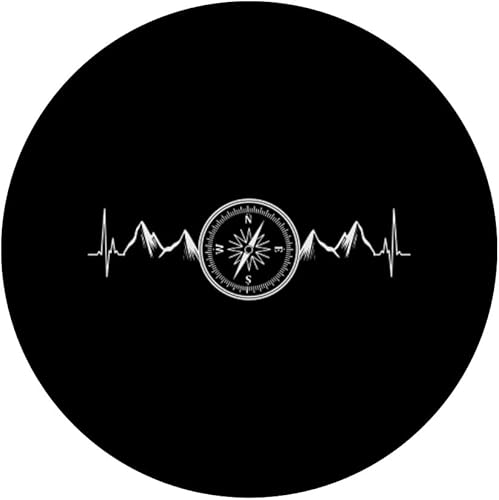 Miniatura 3 de Brújula Heartbeat Hiker Trek - PopSockets intercambiables para escalada de montaña