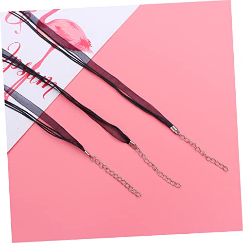 Cordón para collar de joyería en pack de 100 piezas con hebillas 8