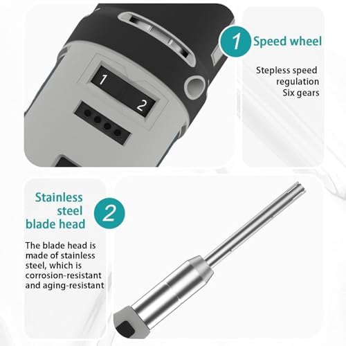 High-Speed Handheld Homogenizer with 6mm, 8mm, & 10mm Heads - Adjustable 6 Speeds, H-Shaped Stand, Ideal for Food, Pharmaceutical & Cosmetic Use