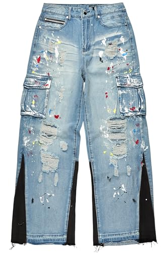 Men's Dru Painter Baggy Cargo Jean2