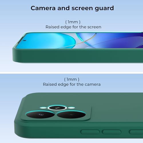 Image of A rtistque Back Cover Case for Realme 15 Pro with Camera Protection | Shockproof TPU|Stylish Protective Design|Slim Fit|Ultra Matte| Back Cover - Green