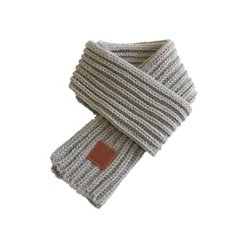 LZPCarra - LZPCarra Écharpe noire Grandes écharpes Chaud Écharpe Cache-cou Chauffe-cou pour tout-petits garçons filles Foulards colorés Grand, gris, taille unique