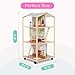 Delta Children Moveable Mansion Dollhouse - 360-Degree Play Dollhouse with Wheeled Base - Includes 16 Accessories - Fits 12-inch Dolls - Pretend Play Dream Gift for Ages 3+