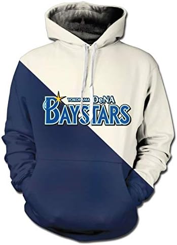 Amazon.co.jp: [misdozcq] 横浜DeNAベイスターズ メンズパーカー プル