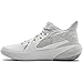 Under Armour HOVR Havoc 3, Baskets Homme, Blanc Halo Gris métallisé Argent 102, 40 EU