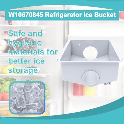 Matière robuste pour W10670845 Whirlpool bac à glace compatible Amana - 7