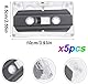 5er Pack Audio Cassette Empty Cassette Tapes,Rauscharm Audiokassetten,Audio Kassetten Leer,Leere Audio Kassetten für Musikkassetten- Rauscharm Hohe Leistung 60 Minuten Magnetband,für Vorlesungen usw