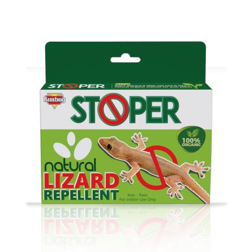 Image of Stoper Natural Lizard Repellent Box| Non-Toxic | Indoor Use | 100% Organic -20g (Pack of 4)
