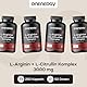 OnEnergy L-Arginin + L-Citrullin Komplex 3000 mg – 250 Kapseln – Hoher Aminosäurengehalt – Energieboost – Beschleunigte Regeneration – Für vor und nach dem Training