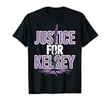 Justice for Kelsey Fitzsimmons Bold Purple Tee for Women T-Shirt