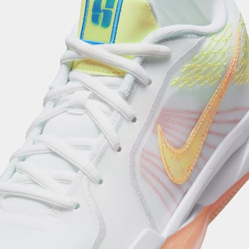 Sabrina 2 SE Grade School Lifestyle Shoes (White/Lemon Twist/Apricot Agate) (HF1188-100, Green/White)2