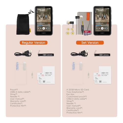 Image of HiBy R1 HiFi MP3 Player with Bluetooth 5.1 Tidal Qobuz DSD 256 Native Lossless Music Player with Touchscreen /Hi Res Audio Certified /MSEB Tuning /2TB Expanded Memory