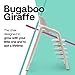 Bugaboo Giraffe Wooden Baby High Chair, Adjustable in 1 Second, Easy to Clean, Safe and Ergonomic Highchair, Suitable from Birth in Combination with Newborn Set (Sold Separately), White