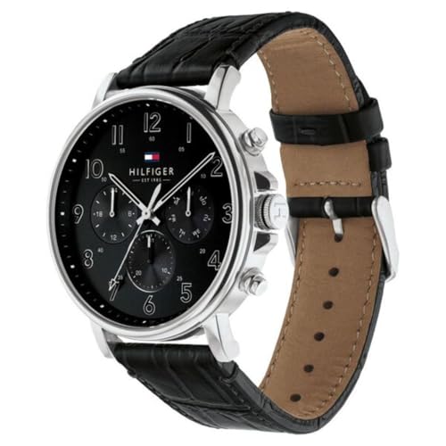 Image of Tommy Hilfiger Autumn-Winter 20 Analog Black Dial Men's Watch-TH1710381W