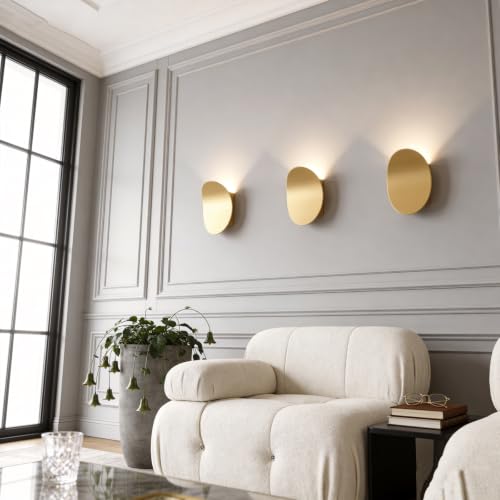 YXTSIMV Modern Minimalism LED Wall Sconces Arc Gold 5W Warm White 3000K by YXTSIMV - Used condition - Image 3