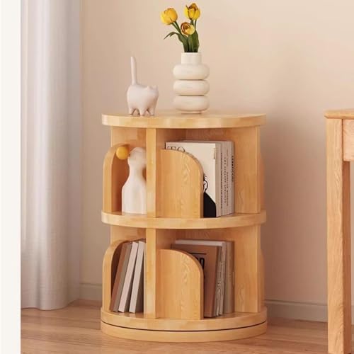 Bibliothèque rotative pour désencombrer le bureau : étagère de rangement maison et étude
