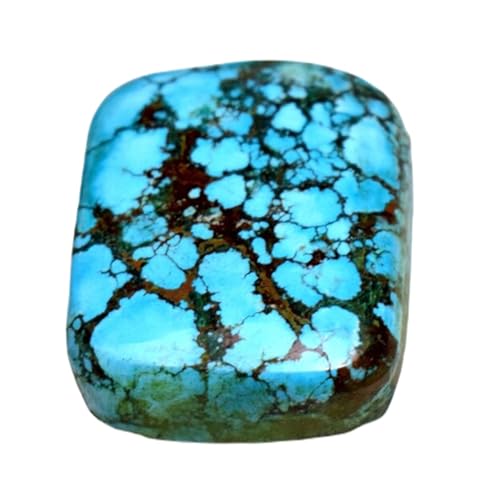 Turquoise naturelle cabochon en vrac coussin 16,87mm pour fabrication de collier, bague et bricolage
