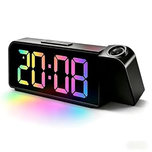 Réveil Projecteur LED 180°