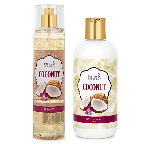 Home Spa Gift Coconut Body Lotion and Mist Set