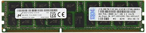 IBM ���{�A�C�E�r�[�E�G�� 8GB(1x8GB) �N�A�b�h�����N 1.35V PC3L-8500 ECC DDR3-1066 LP RDIMM 49Y1399