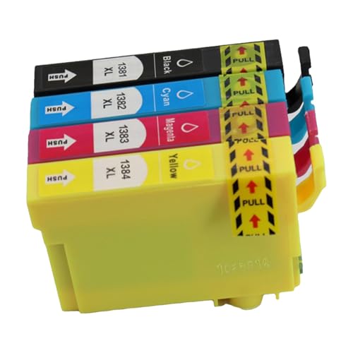 Cartouche T1384 encre jaune pour résoudre les erreurs d'impression sur TX320F