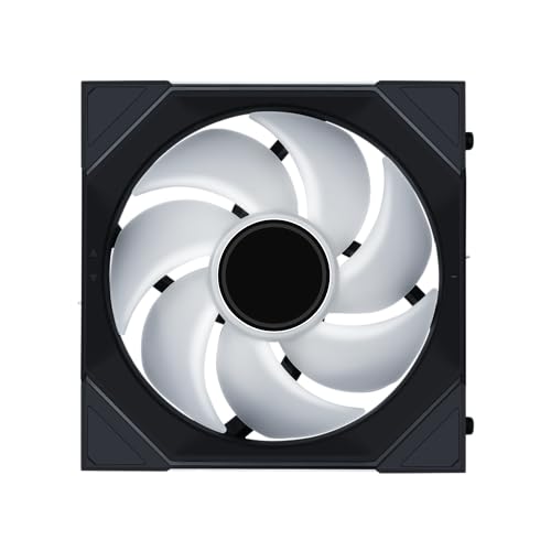 Image of Lian Li UNI Fan SL-Infinity Wireless 140- Single Pack -2.4 GHz Wireless Signal Control-ARGB Fan-Customizable Double Infinity Mirror Effect-Daisy-Chain Design- Without Controller - Black (14SLIN1W1B)