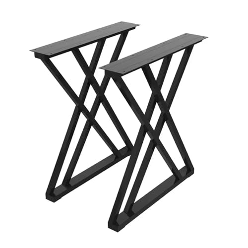 Pied de table en métal acier inoxydable pour bureau à manger et vanité - 7