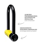 Kryptonite New York FAHGETTABOUDIT Mini Bügelschloss - Sicherheitsgrad 10/10, Anti-Diebstahl Fahrradschloss Hohe Sicherheit mit 3 Schlüsseln – 8,3 cm x 15,3 cm, Schwarz - 3