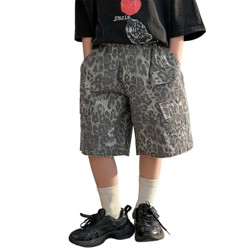Jean baggy blanc garçon 10 ans taille élastique contre les boutons durs