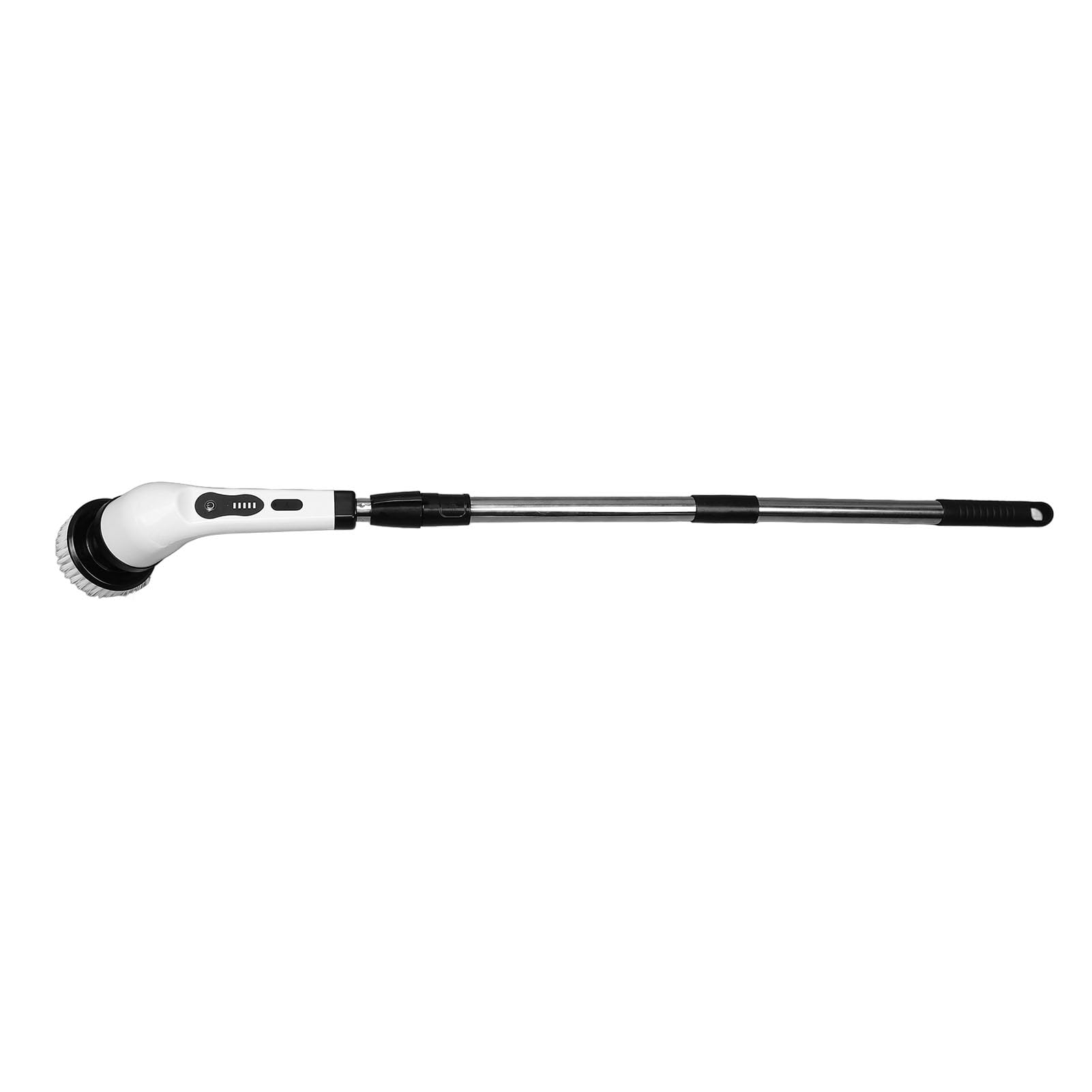 Fregador eléctrico con Mango Extensible, fregador de Ducha inalámbrico, Cepillo de Limpieza Recargable para Suelos de baldosas y baños, Longitud Ajustable de 97 cm, fregador de Pot